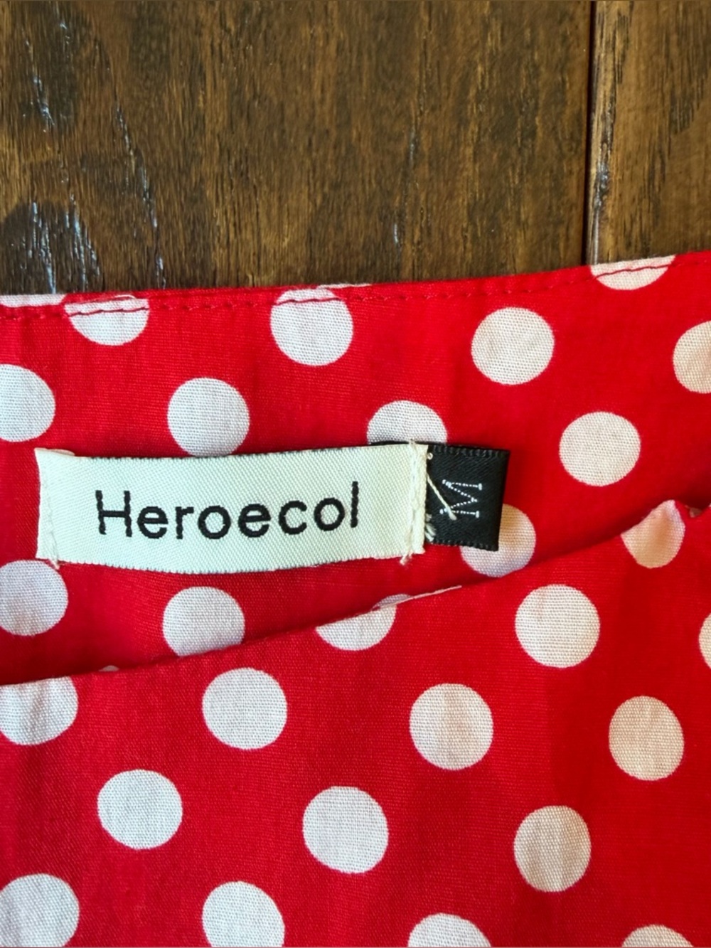 Heroecol Red White Polka Dot Vintage Swing Dress Rockabilly Retro 1950s Style - Picture 4 of 4